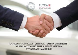 Read more about the article Malayziyaning Putra Biznes maktabi Toshkent shahridagi Turin Politexnika Universiteti bilan hamkorlikda MBA “Biznes Boshqaruvi Magistri” (MBA) mutaxassisligiga o‘qishga qabul qilishni boshladi.