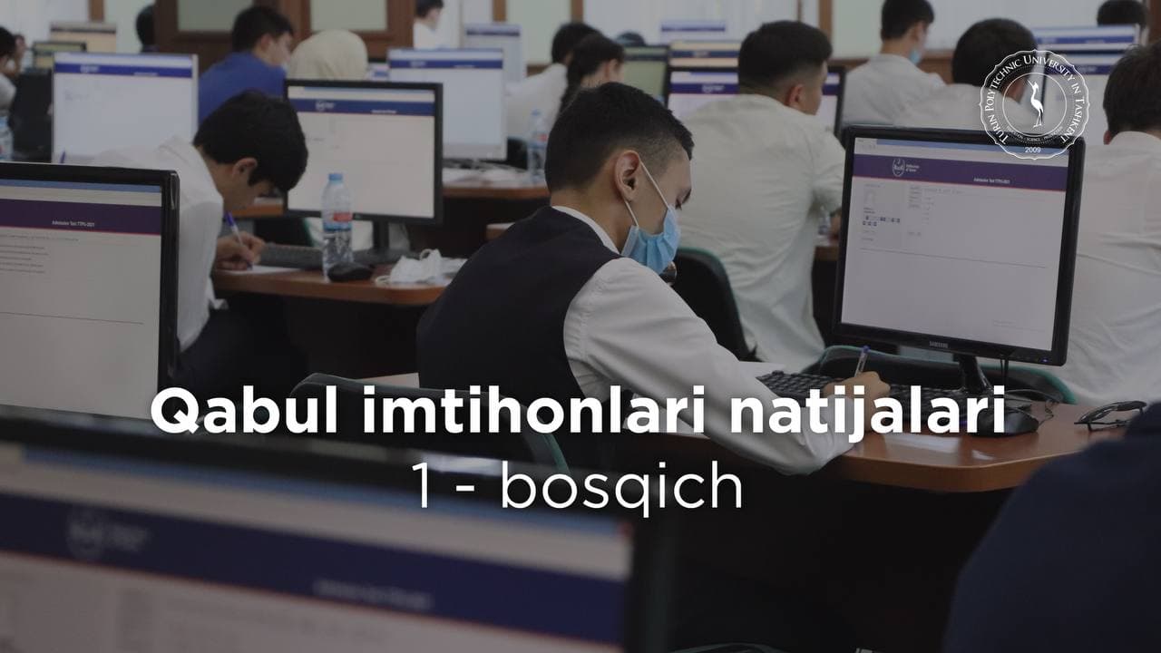 You are currently viewing Kirish imtihonlari (1-bosqich) natijalari e’lon qilindi!