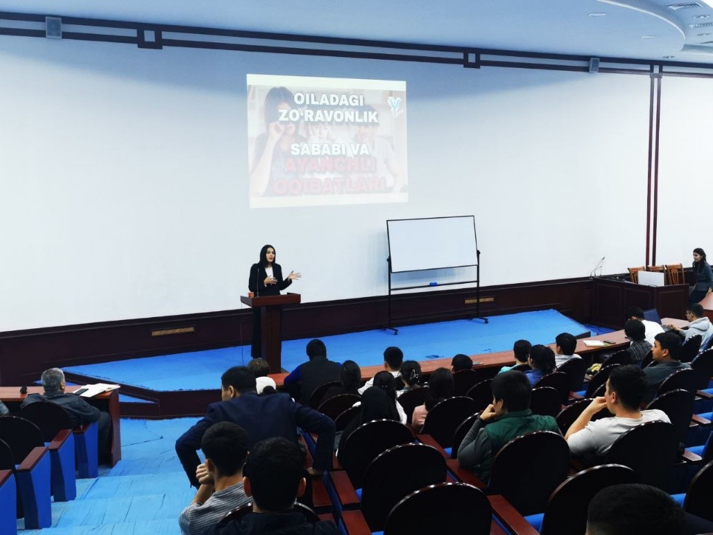 You are currently viewing Toshkent shahridagi Turin politexnika universitetida “Oiladagi zo‘ravonlik sababi va ayanchli oqibatlari” mavzusida seminar-trening o‘tkazildi