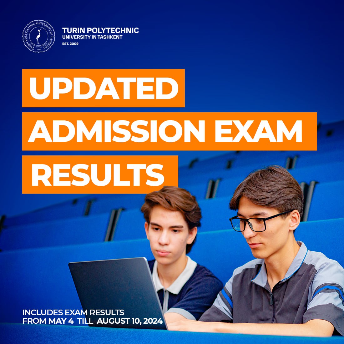 You are currently viewing The results of the entrance exams held from May 4 to August 10 of this year have been updated