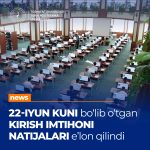 Результаты вступительного экзамена, проведённого 22 июня текущего года, были объявлены