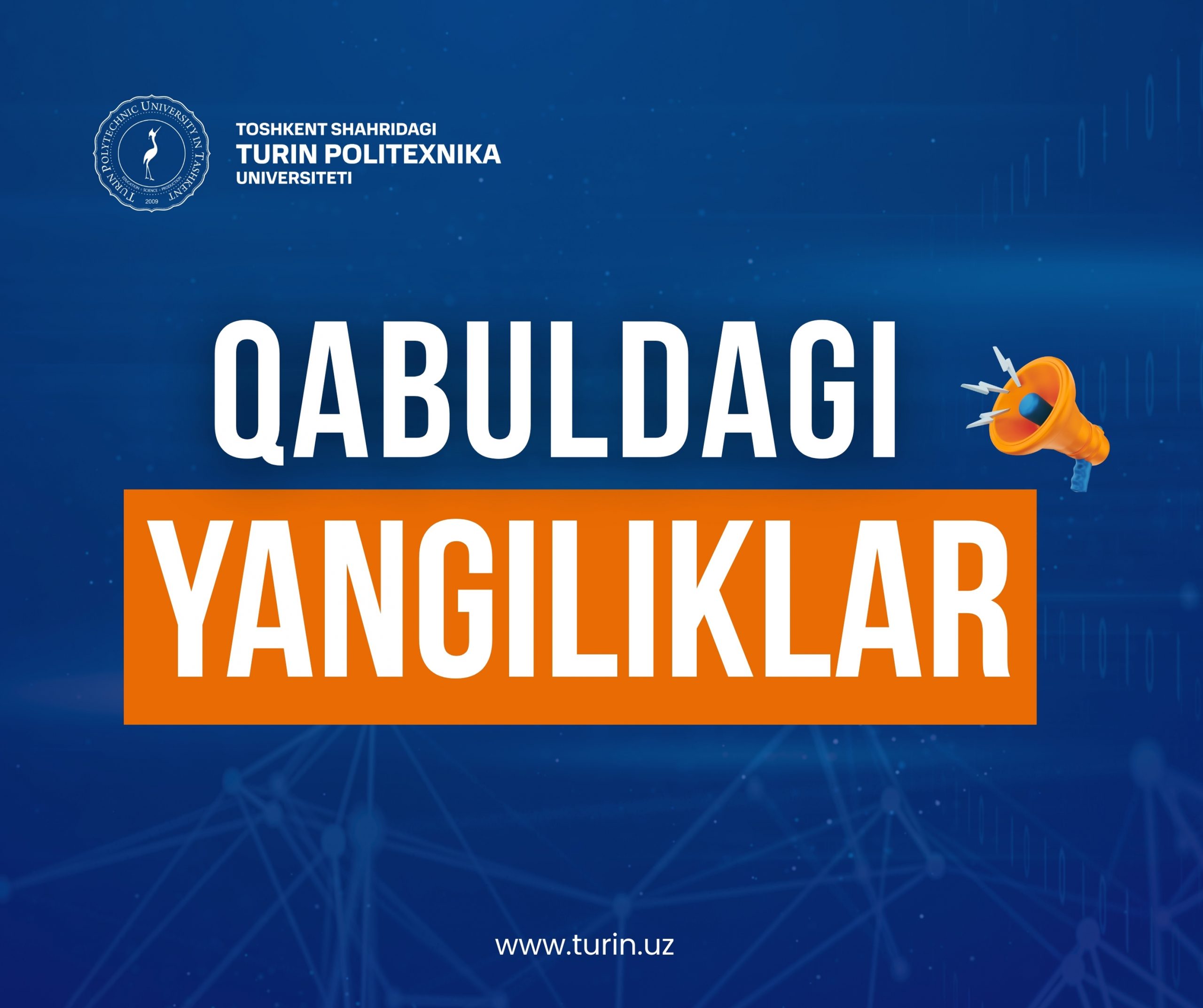You are currently viewing Qabuldagi yangiliklar