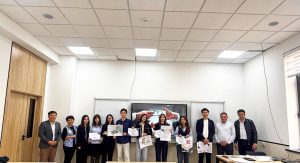 Read more about the article On October 28, a creative contest titled “We are against corruption” was held among first-year students of the Architecture and Design program