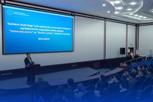 Read more about the article Rektorat bilan uchrashuv!