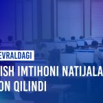 The results of the entrance exam held in the regions on February 21 of this year have been announced