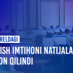 The results of the entrance exam held in the regions on April 9 of this year have been announced