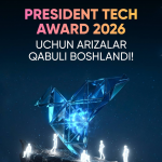 “President Tech Award” tanlovi e’loni uchun raqamli ma’lumot