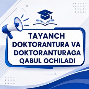 Read more about the article ADMISSION TO PhD AND DSc PROGRAMMES
